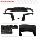 Carbon Fiber Rear Bumper Diffuser Lip Spoiler for BMW 5 Series G30 G38 M-SPORT 2018-2022  Rear Bumper Diffuser Lip Body Kits