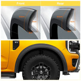 Fender Flares Wheel Arch Set For Ford Ranger NEXT-GEN 2022 2023+ WILDTRAK WILDTRAK-X With Sensor Hole 4X4 Car Accessories