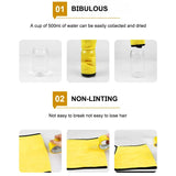 Microfiber Car Washing Towel 400GSM Double-Sided Coral Velvet Clean Towels High Water Absorption Car Wash Drying Cloth