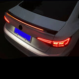 Tail Wing with light for Volkswagen vw Sagitar Jetta 2019-2021 Modified stream Rear Spoiler Body Kit Car Accessories