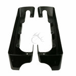 Motorcycle 4" Hard Stretched Saddlebag Extensions For Harley Touring Road King Electra Street Ultra Glide 1994-13
