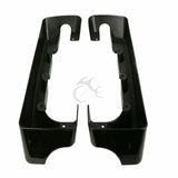 Motorcycle 4" Hard Stretched Saddlebag Extensions For Harley Touring Road King Electra Street Ultra Glide 1994-13