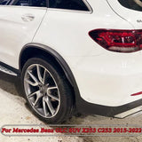 Wheel Arch Fender Flares Mudguards GLC43 GLC63 AMG Upgrade For Mercedes Benz GLC SUV X253 2015-2022 Coupe C253 2016-2022