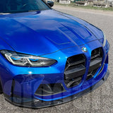 R Style Dry Carbon Front Lip Spoiler for BMW G80 G81 M3 G82 G83 M4