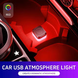 New Universal USB Car Interior Ambient Atmosphere Light LED Signal Lights Auto Reading Lamp Decorations Car Interior Accessories