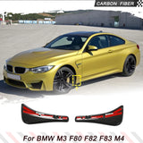 Carbon Fiber Car Fenders Flares Mudguards For BMW 3 4 Series F80 M3 F82 F83 M4 2014-2019 Car Racing Front Splash Guards Fenders