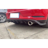 For Volkswagen Golf MK7.5 GTI TCR High Quality ABS Material Car Rear Bumper Diffuser Rear Side Diverter Spoiler Lip