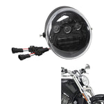 LED Headlight Hi/Lo Lamp Fit For Harley VROD V-Rod VRSC VRSCA VRSCB VRSCR VRSCF Motorcycle Headlamp