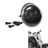 LED Headlight Hi/Lo Lamp Fit For Harley VROD V-Rod VRSC VRSCA VRSCB VRSCR VRSCF Motorcycle Headlamp