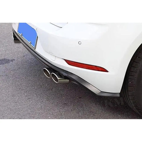 For New Golf Rear Bumper Lip Diffuser for VW Volkswagen Golf 7 7.5 MK7.5 Standard And GTI 2017 2018 2019 PP Black Car Styling