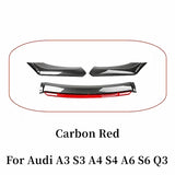For Audi A3 A4 A6 Q3 S3 S4 S6 B6 B7 B8 B8.5 Front Bumper Spoiler Diffuser Bodykit Splitter Front Lip Shovel Cars Accessories