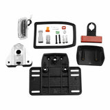 Motorcycle Tail Fender LED License Plate Light Kit For Harley Touring Road Glide Road King 2014-2023