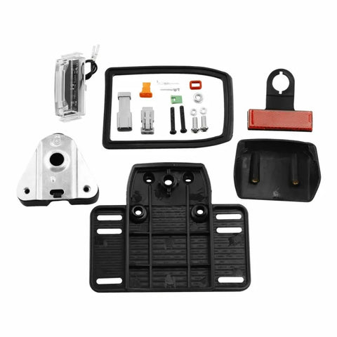 Motorcycle Tail Fender LED License Plate Light Kit For Harley Touring Road Glide Road King 2014-2023