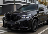 For BMW X5M F95 2019 2020 20212022 High Quality Real Carbon Fiber Front Bumper Lip Rear Diffuser Trunk Spoiler Full Body Kit