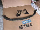 Front bumper Lip For Mercedes-Benz E Class W213 E63 E63s 2021 2022 2023 Spoiler Lid Fog light Air Vent Outlet Cover Carbon Fiber