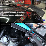 Carbon Fiber Rear Spoiler Fits for Mclaren 540c 570s 2-Door 2015-2019 Custom Parts Trunk Lip Spoiler Rear Wing Spoiler Body Kits