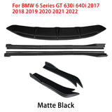 For BMW 6 Series GT G32 630 640 2017-2022 Car Body Kit Front Bumper Splitters Lip Spoiler Side Skirts Extensions Rear Wrap Angle