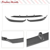 Carbon Fiber/ FRP Black Car Front Lip Body Kits for Audi A3 8V Sedan 2013-2020 Car Front Bumper Lip Chin Spoiler