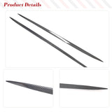 Car Side Skirts Body Kit for Mercedes Benz X290 AMG GT 53 GT 43 4 Door 2015 - 2017 Add On Dry Carbon Side Skirts Lip Extension