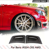 Carbon Fiber Car Front Bumper Air Vents Trims for Mercedes-Benz C Class W204 C63 AMG Bumper Only 2012 2013 2014