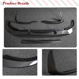 Carbon Fiber Car Front Bumper Lip Canards Spoiler For Audi RSQ8 2020-2023 Racing Car Bumper Lip RS Q8 Spoiler