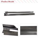 Real Carbon Fiber Side Skirts Extension Lip Panel Fit for BMW X7 G07 M-SPORT 2019-2023 Carbon Wide Body Kits FRP Black