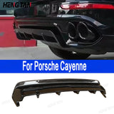 For Porsche Cayenne 958 GTS Carbon Fiber Rear Diffuser FRP Rear Bumper Splitter Lip Diffuser Cover Trim Upgrade Body Kit