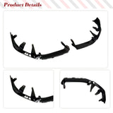 ABS Glossy Black Car Front Bumper Lip Spoiler for BMW 5 Series I5 G60 2024 Front Bumper Chin Spoiler Splitter Car Racing Kits