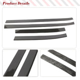 Prepregl Carbon Fiber Door Side Skirt Molding Trim Covers For Tesla Model X 2016-2018 Door Trim Strip Side Skirts Extension Lip