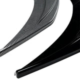 Car Lower Front Bumper Chin Lip Kit For Audi A4 S4 B9.5 Sline 2020 + Spoiler Splitter ABS Canard Lip Splitter Deflector Black