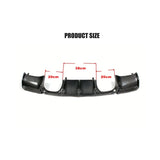 Carbon Fiber / Black FRP Car Rear Bumper Guard Lip Diffuser Spoiler for BMW 3 Series E92 M3 2007 - 2013 Rear Bumper Lip Diffuser