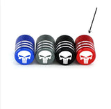 Skull Design Long Tooth Tire Valve Caps