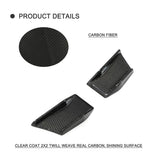 Car Front Bumper Canards Fins Air Valance  Splitters for BMW 4 Series G22 G23 M Sport 2021 2022 Carbon Fiber Front Spoiler Guard