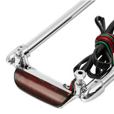 Motorcycle Saddlebag Lid Rack Top Rail Guard with Light For Harley Touring Model Electra Street Glide Road King 1994-2013 2012