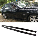 Side Skirts For BMW 3Series F30 320i 328i 335i M Sport Side Skirts Extension Lips Sedan 4-Door 2012 - 2017 Carbon Fiber / FRP