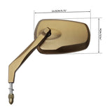 Motorcycle Side Rear View Mirrors For Harley Touring Road King Glide Electra Street Glide 1982-later