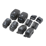 Hand Control Switch Housing Buttons Caps Fit For Harley Touring Road Glide Electra Street Glide 1996-2013 FLHT FLHTC FLHX FLTRX