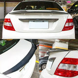 Carbon Fiber Car Rear Trunk Spoiler for Mercedes-Benz C Class W204 W204 C200 C250 C350 C63 2007-2014 Rear Raing Spoiler Wing Lip
