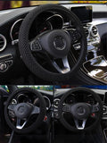 1PC Ice Silk Car Steering Wheel Cover Suitable for All Cars and All Seasons