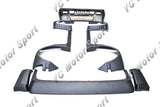 Car Accessories Fiber Glass RB PD Style Wide Body Kit Fit For 1986-1991 RX7 FC3S Bumper Side Skirts Fender Spats Duck Tail Wing