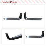 Car Front Bumper Canards Fog Lamp Cover Splitters Fins for BMW 4 Series F32 F33 F36 M Sport 2013 - 2018 Carbon Fiber / FRP