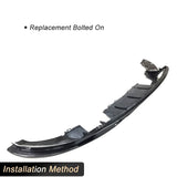 Carbon Fiber Rear Bumper Diffuser Lip Spoiler for Audi TT MK3 Standard 2015-2017 Auto Car Rear Diffuser Lip Apron Guard Body Kit