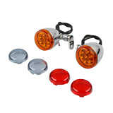 Motorcycle Turn Signal Light With Bracket For Harley XLH883 Hugger Dyna Wide Super Glide Street Fat Bob FXDF Bad Boy Cross Bone