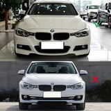 2Pcs Car Front Lip Chin Bumper Body Kits Aprons For BMW 3 Series F30 F31 F35 M Sport 2012-2018 Front Bumper Spoiler Lip Splitter