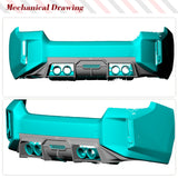 Rear Car Body Kits Diffuser For BMW 2 Series G87 M2 Coupe 2022-2024 DRY CARBON Fiber Car Rear Bumper Diffuser Lip Bodykits