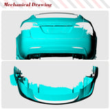 Carbon Fiber Car Rear Trunk Spoiler for Tesla Model X 2016-2023 Rear Boot Lid Duckbill Highkick Wing Lip Racing Trunk Spoiler