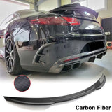 For 2014 -2018 Mercedes-Benz S Class W217 AMG S500 S550 Coupe Carbon Fiber C217 Rear Trunk Spoiler Wing Ducktail Highkick