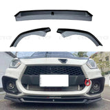For Suzuki swift sport ZC33S Carbon fiber/fiberglass diffuser material front bumper chin lip splitter accessory car styling