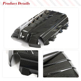 Dry Carbon Fiber Car Front Car Engine Cover Trim Fit For Chevrolet Corvette C8 2020-2023 Car Hood Engine Cover Trim