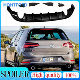 Diffuser for Volkswagen GOLF 7 / 7.5 VII MK7 / 7.5 GTI R Series hatchback pre-replacement rear bumper diffuser
